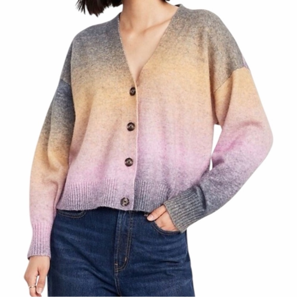 Old Navy Ombre Wool-Blend Cardigan